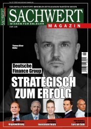 Sachwert Magazin 3/2018