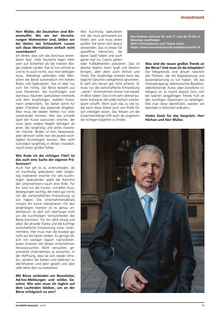 Sachwert Magazin 3/2018