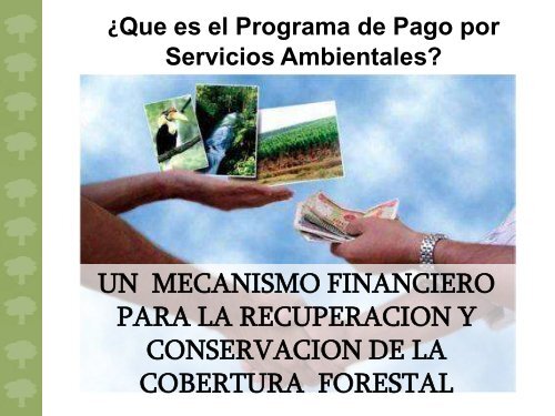Pago de Servicios Ambientales FONAFIFO Costa Rica
