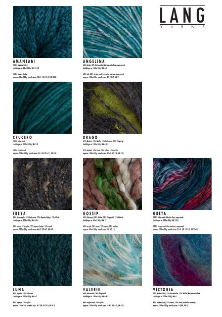 LANG YARNS FaM 255 - COLLECTION