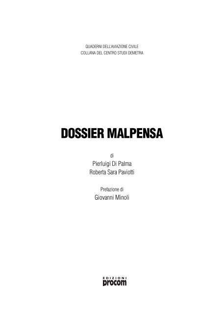 dossier malpensa - Centro Studi DEMETRA