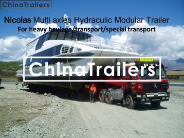 Nicolas modular trailers for sale