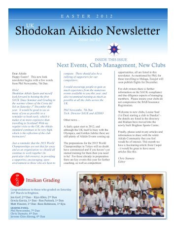 UK Club Listing - Shodokan Aikido South East