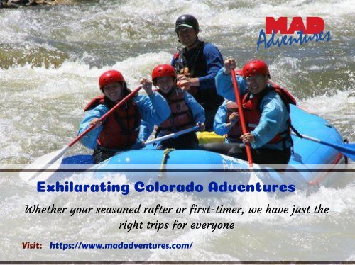 Rafting in Colorado | MAD Adventures