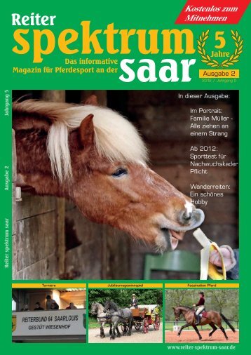 Reiter Spektrum Saar Ausgabe 2-2012