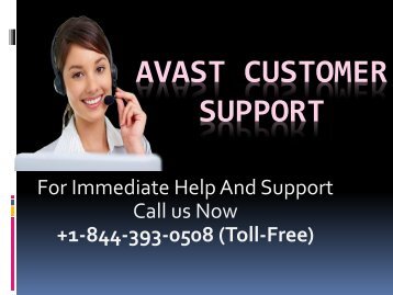 Avast Customer Support +1-844-393-0508