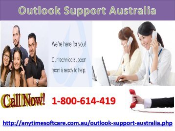    Outlook Support Australia 1-800-614-419|Fix All Issue