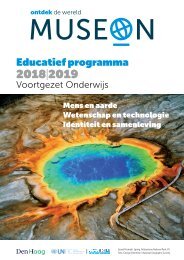 MUSEON - Educatief Programma Voortgezet Onderwijs 2018-2019