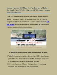 Update Navman S80 Maps for Flawless Move! Follow the simple Steps! Call on Navman GPS Support Number +44-800-069-8998