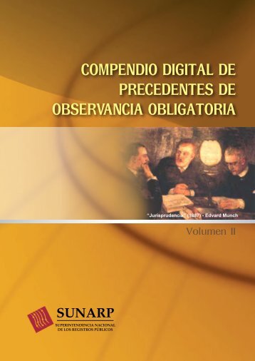 compendio digitaL de precedentes de observancia ... - Sunarp