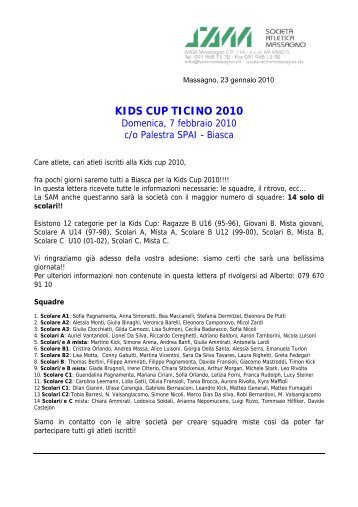 kids cup ticino 2010 - SAM Benefica