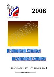 2006 - STV Schafisheim