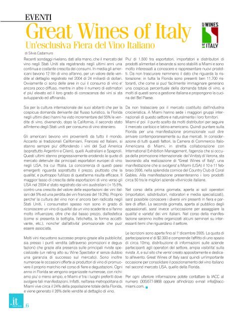 IT Italian Trade - Volume 2 Issue 3 - Italy-America Chamber of ...