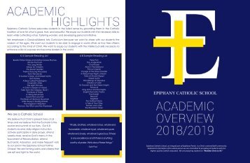 Curriculum Brochure-2018.19