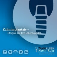 Zahnimplantate - Steigern Sie Ihre Lebensqualität