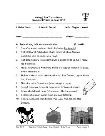 Social Studies Year 4 Feb 2012 - Skola