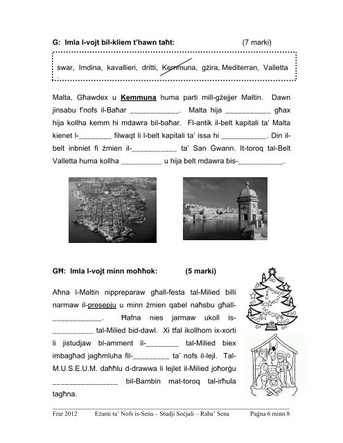 Social Studies Year 4 Feb 2012 - Skola