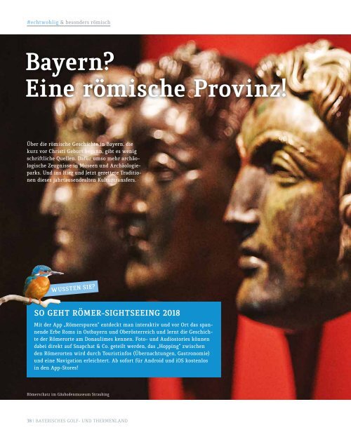 #echtwohlig - Das Magazin für das Bayerische Golf- und Thermenland 2018