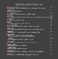 31 Tropical Cocktails I
