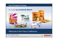 Welcome to the Press Conference - Bosch Media Service