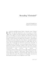 Rereading 'Christabel' - Literature and Belief - Brigham Young ...