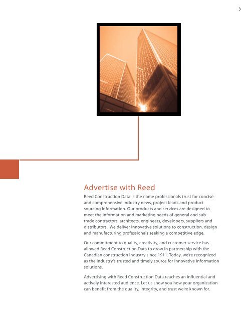 Journal - Reed Construction Data - Interactive Media Kit