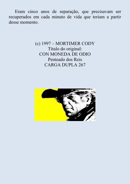 014 Mortimer Cody - A Moeda do Odio