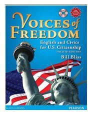 PDF Download Voices of Freedom English and Civics for U.S. Citizenship with Audio CDs Free online