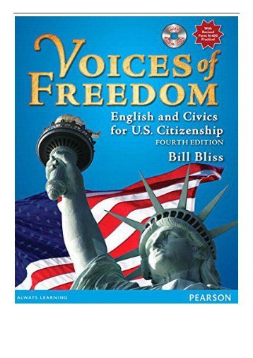 PDF Download Voices of Freedom English and Civics for U.S. Citizenship with Audio CDs Free online