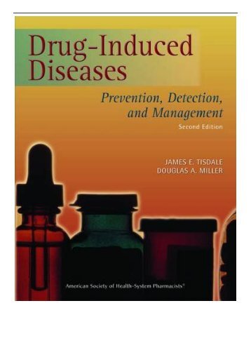 eBook Drug-Induced Diseases Prevention Detection and Management Free online