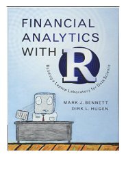 eBook Financial Analytics with R Building a Laptop Laboratory for Data Science Free books