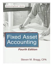 eBook Fixed Asset Accounting Fourth Edition Free books