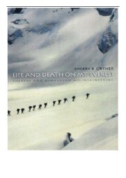eBook Life and Death on Mt. Everest Sherpas and Himalayan Mountaineering Free online