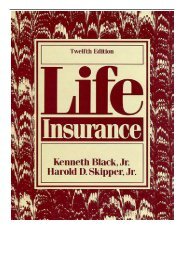 eBook Life Insurance Life Insurance 12th ed Free online