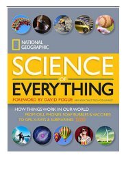 eBook National Geographic Science of Everything How Things Work in Our World Free online