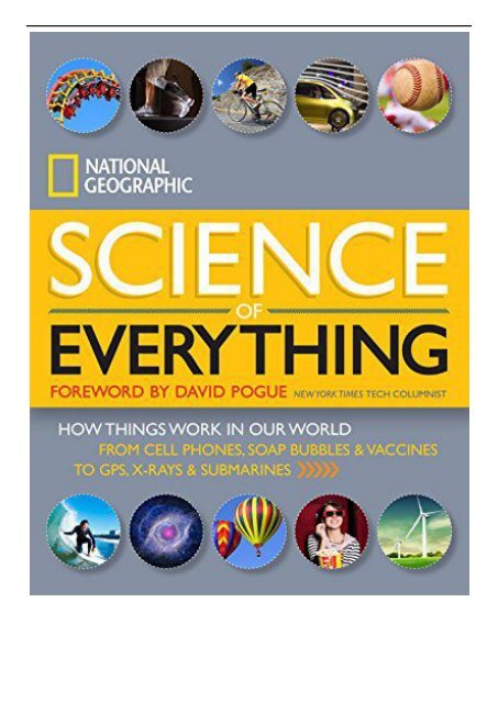 eBook National Geographic Science of Everything How Things Work in Our World Free online