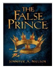 eBook The False Prince Ascendance Trilogy Free books