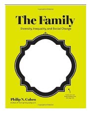 eBook The Family Diversity Inequality and Social Change Free books