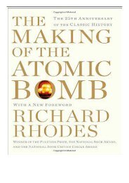 eBook The Making of the Atomic Bomb Free online