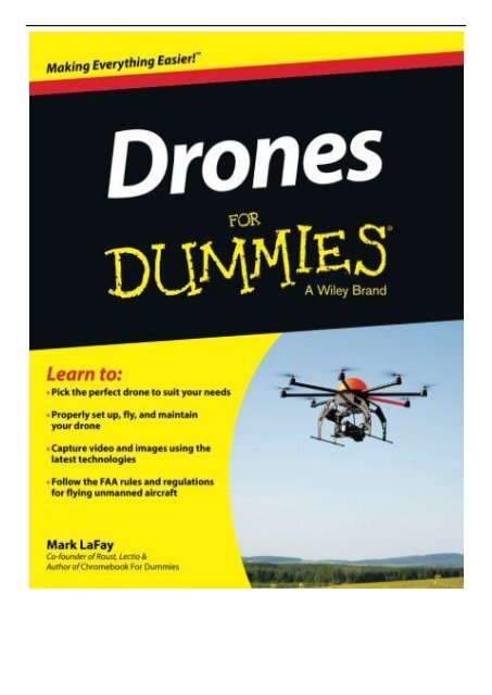 PDF Download Drones For Dummies Free online