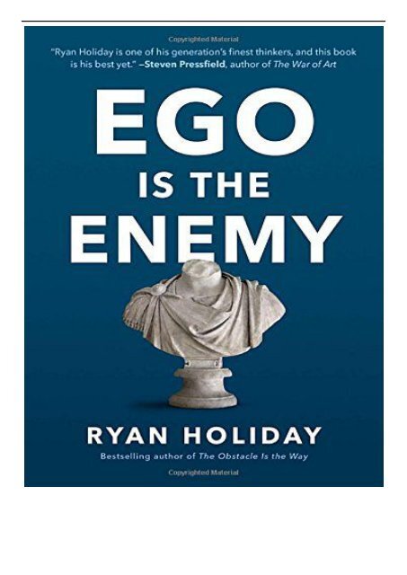 PDF Download Ego Is the Enemy Free books