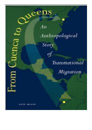 PDF Download From Cuenca to Queens An Anthropological Story of Transnational Migration Free eBook