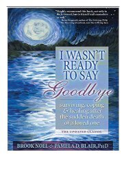 PDF Download I Wasn't Ready to Say Goodbye Free books