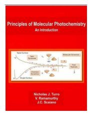 PDF Download Principles of Molecular Photochemistry An Introduction Free online