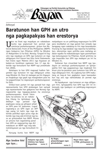 Waray - The Philippine Revolution Web Central