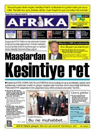 5 Temmuz 2009 - Afrika Gazetesi