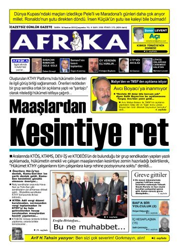 5 Temmuz 2009 - Afrika Gazetesi