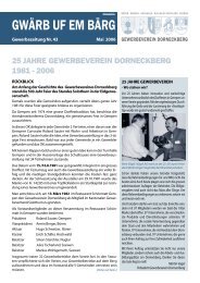 Inserate - Gewerbeverein Dorneckberg