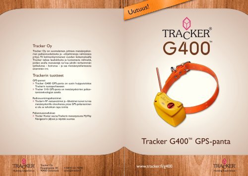 Tracker G400™ GPS-panta