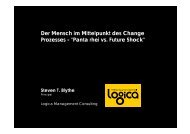 Der Mensch im Mittelpunkt des Change Prozesses - 